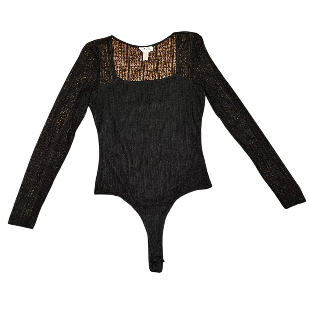 Willow + Root Black Lace Bodysuit Size S - Picture 8 of 12